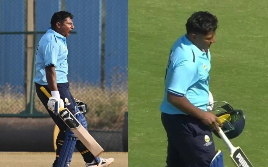 Sarfaraz Khan goes all guns blazing; smashes fastest fifty against Haryana in SMAT 2025